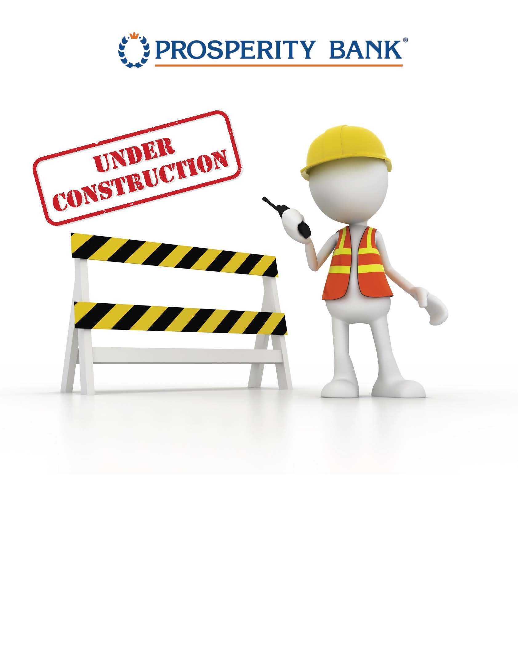 Under Construction with PB Logo