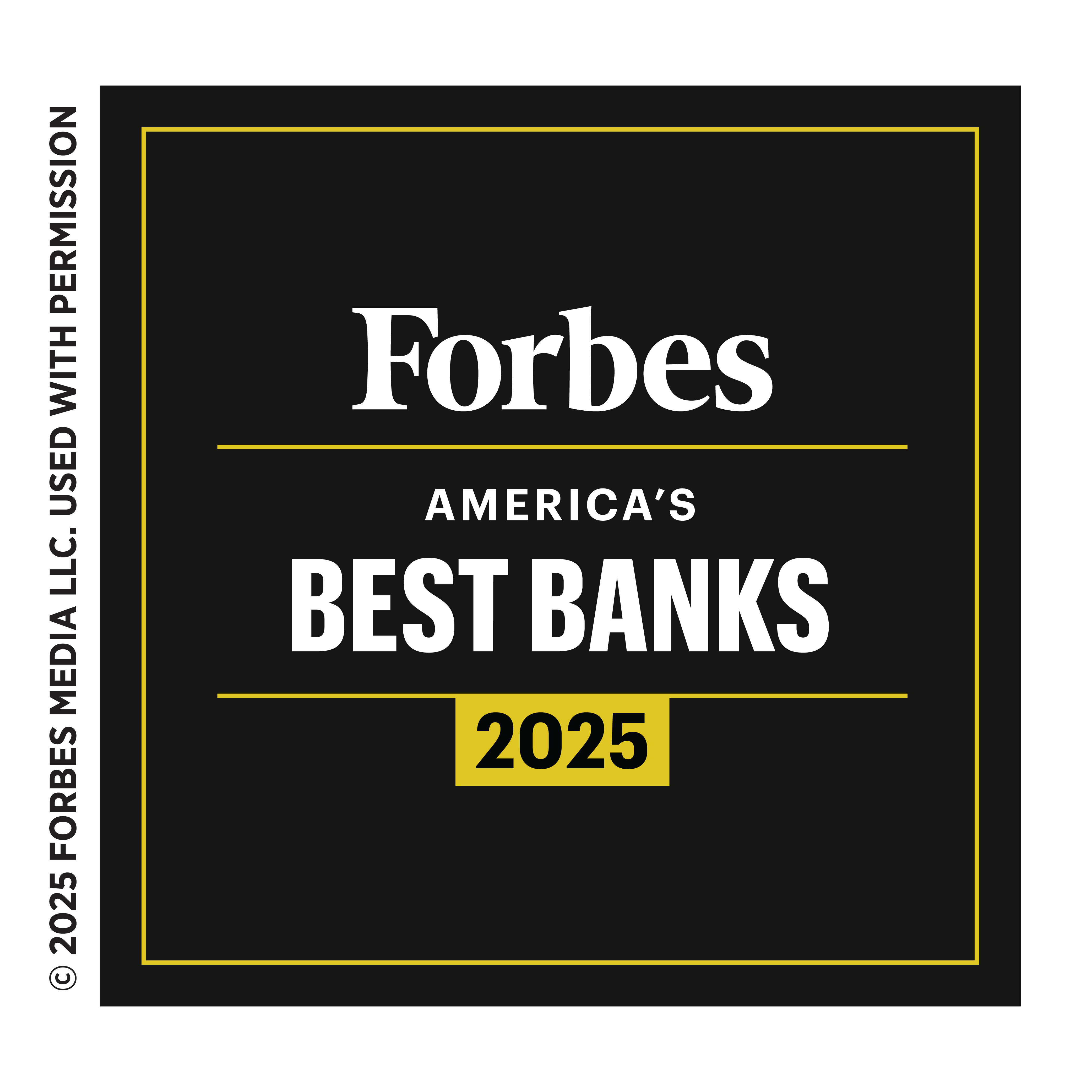 Forbes Best Banks Award 2025